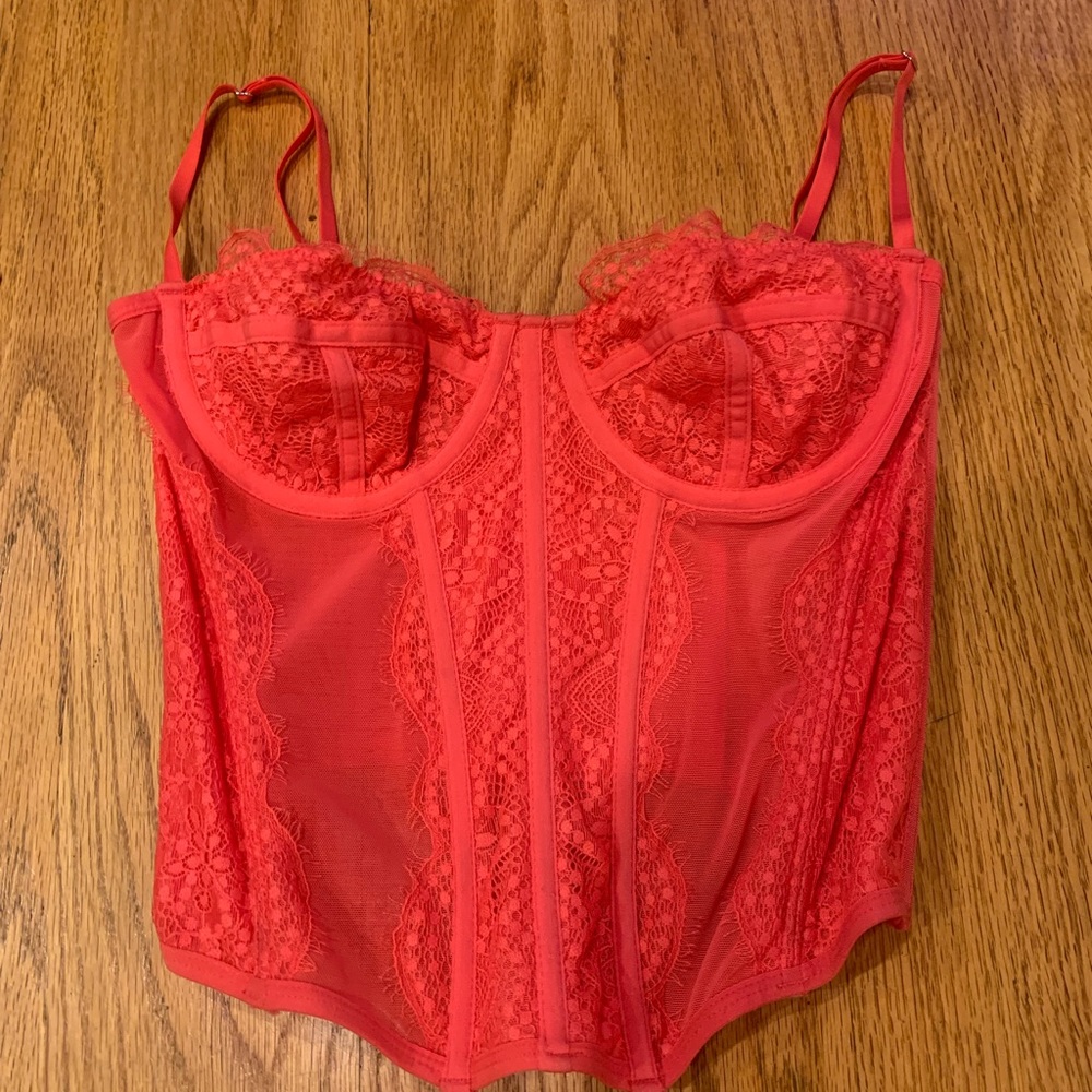Out From Under Modern Love Corset Urban Outfitters  NWOT - Picture 4 of 7